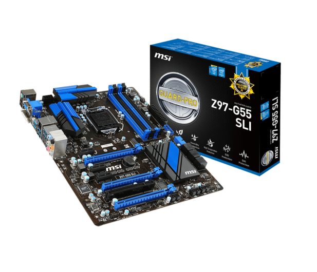 MSI Z97-G55 SLI (Z97 3xPCI-E DDR3) - 186017 - zdjęcie